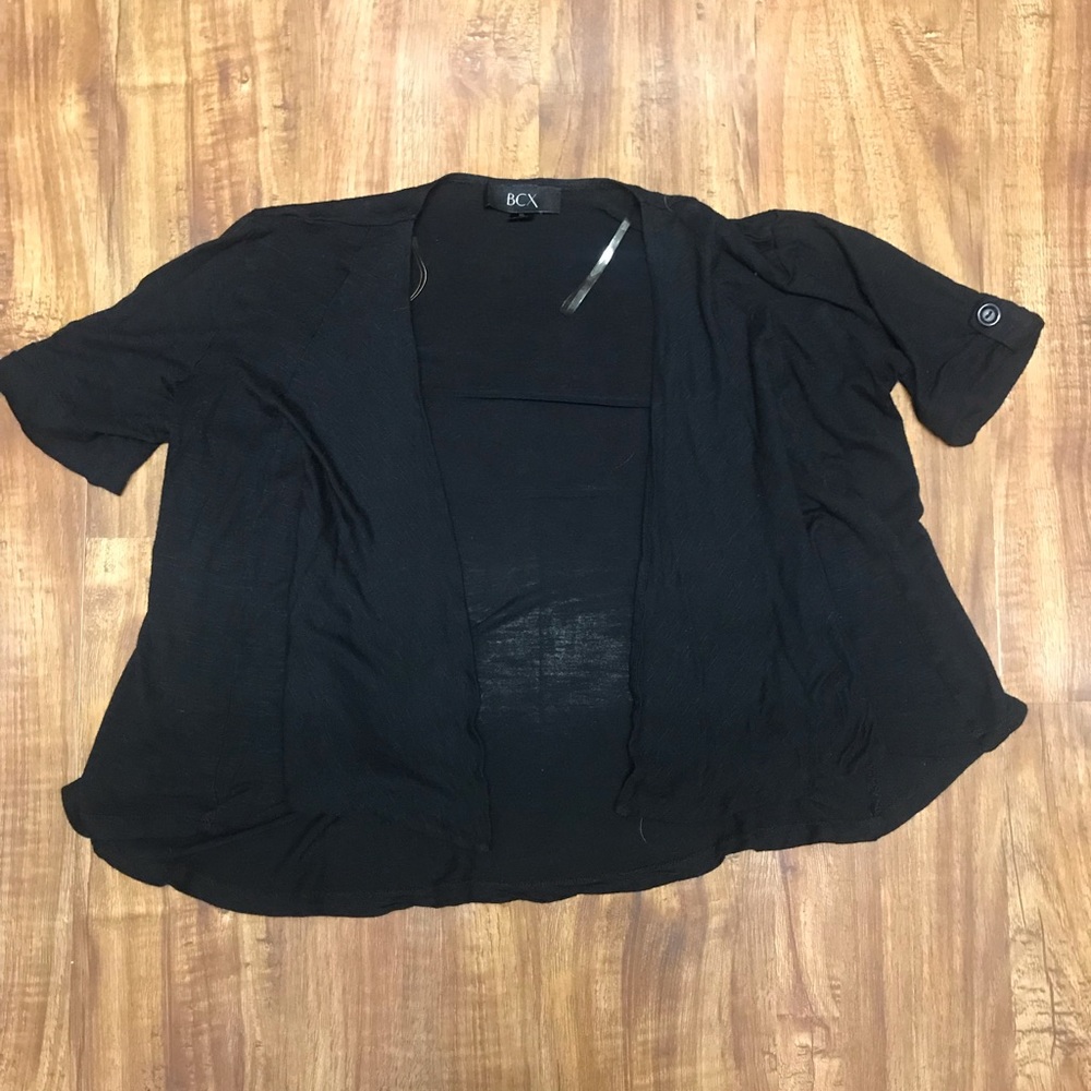 Black Cardigan w/ buttons on sleeve